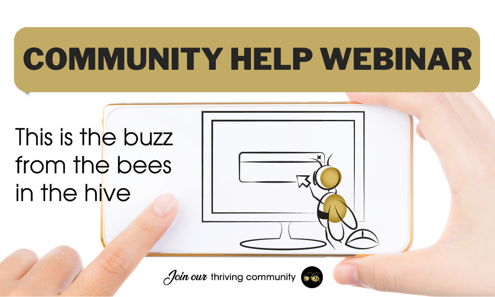 WeBuzz Community Help Webinar