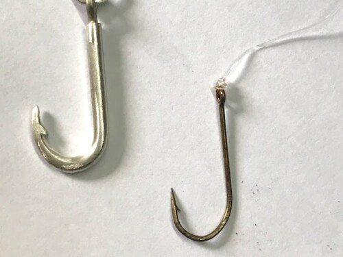 Silver Hook to hold a loved ones ashes